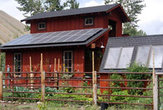 Solar Electric on a Barn